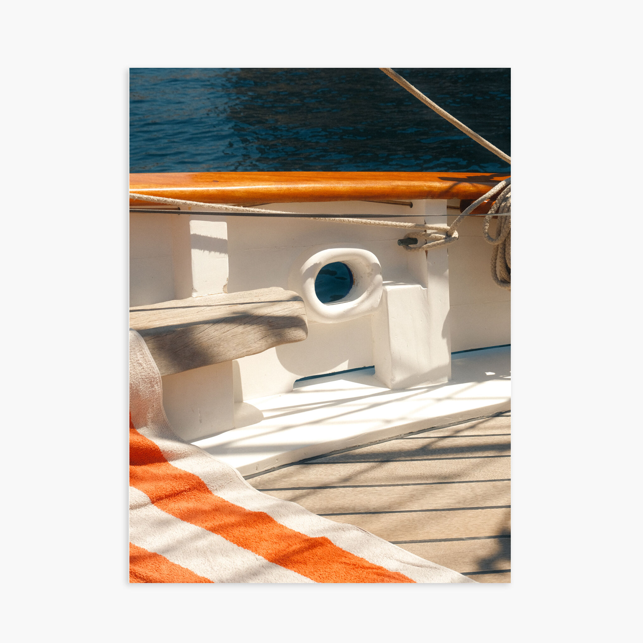30x40 cm Poster - Flucht auf See
