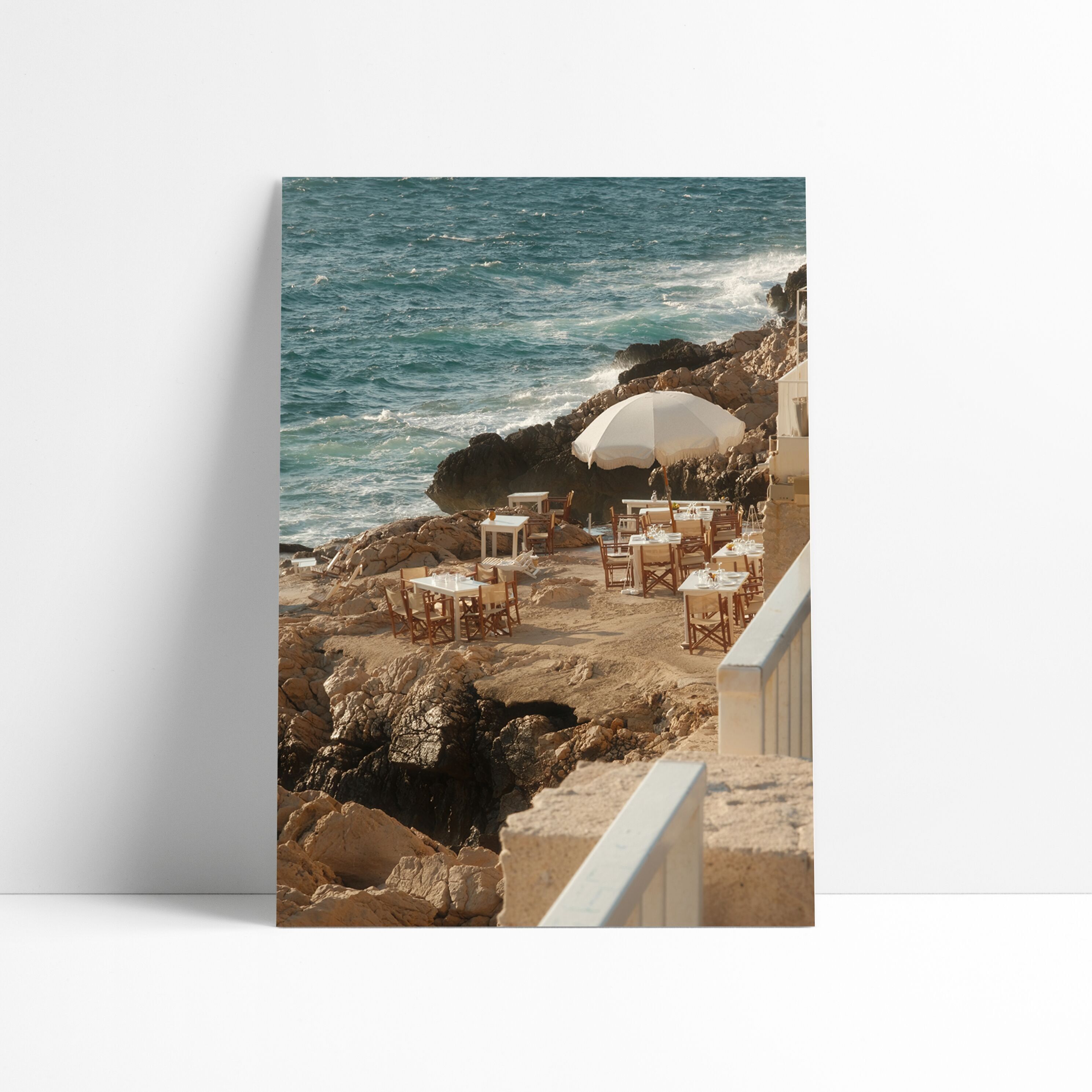 AFFICHE 30X40 CM -Homard, masque et tuba