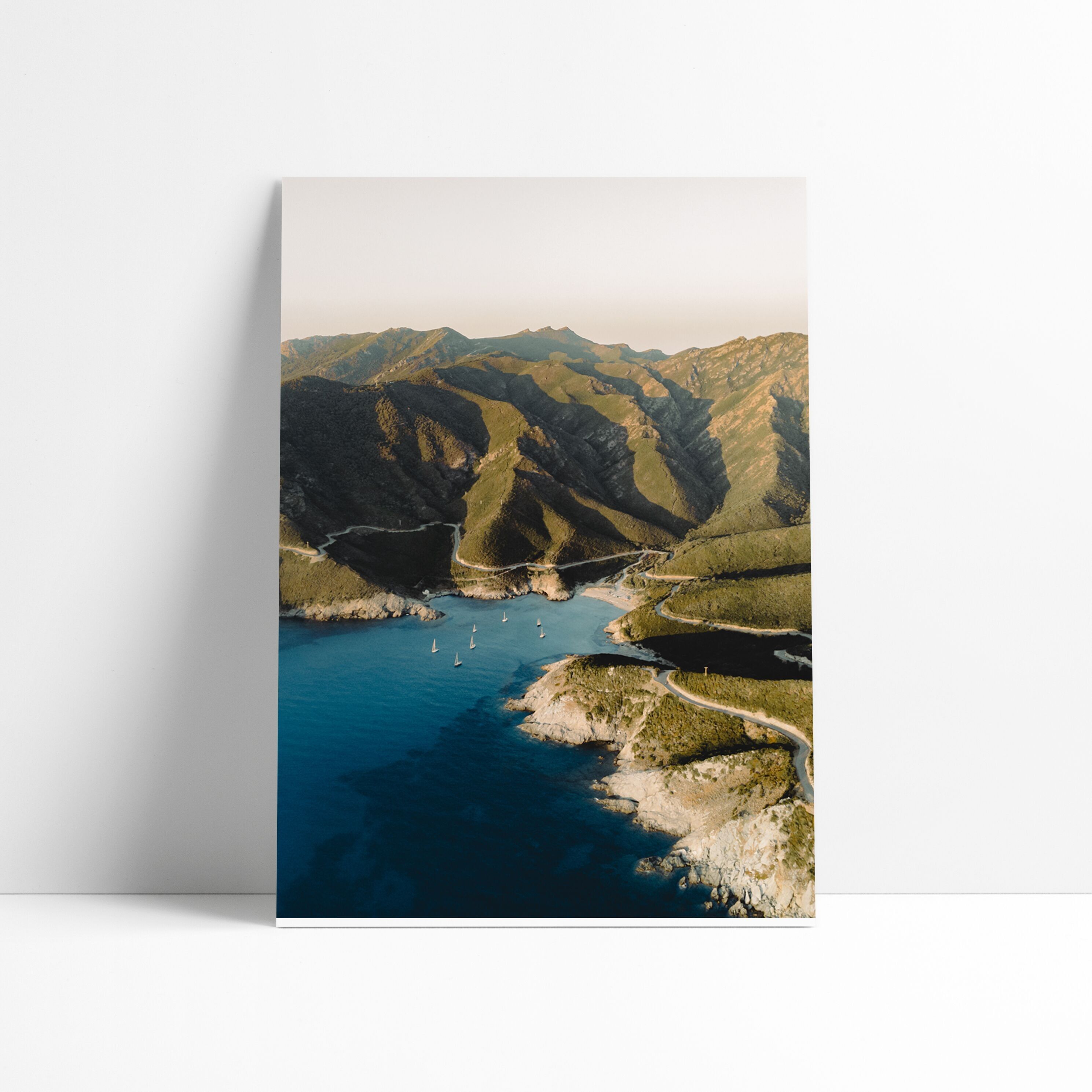 AFFICHE 30X40 CM -Corsica Beach