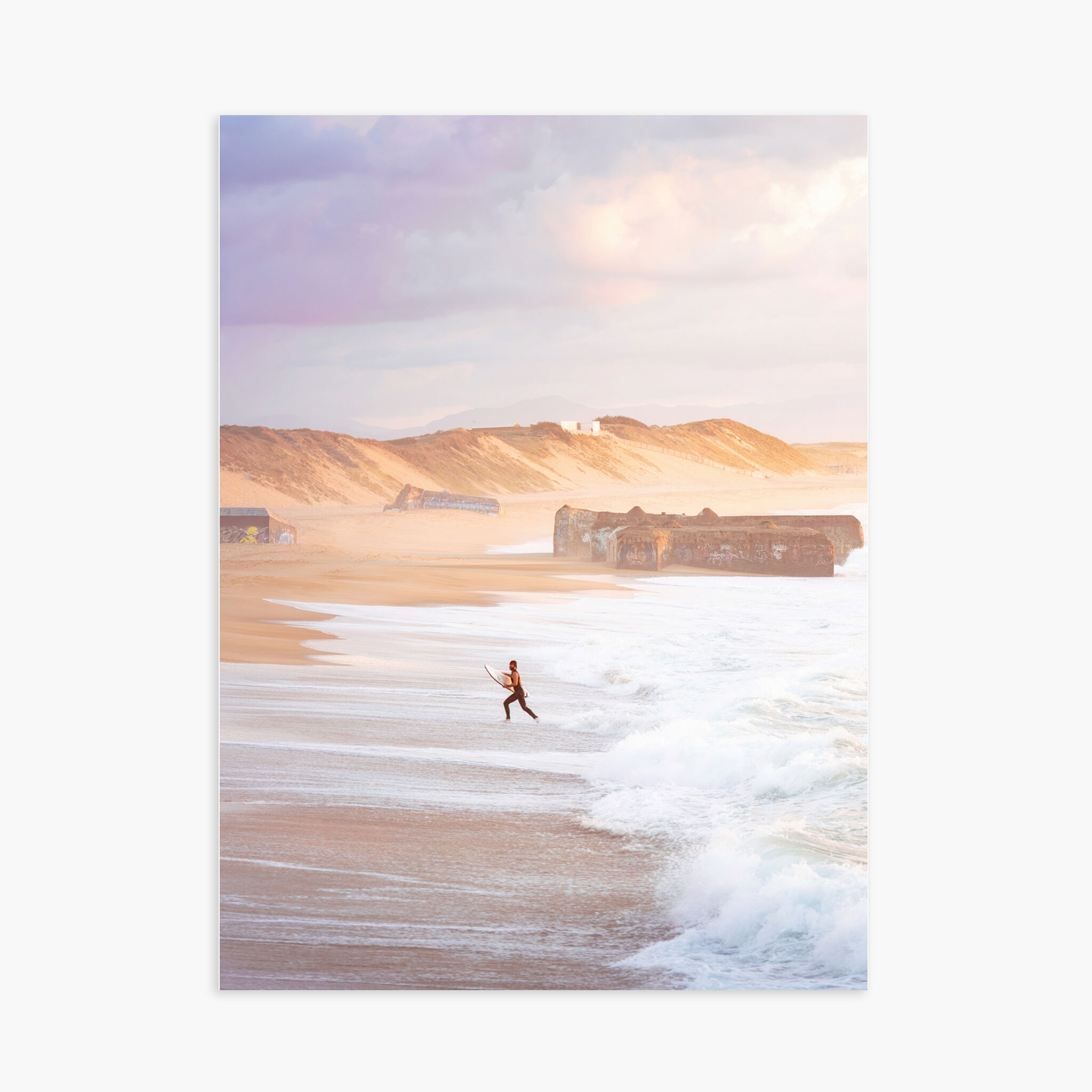 Poster 30x40 cm – Verträumtes Surfen