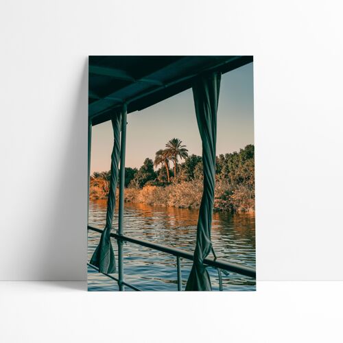AFFICHE 30X40 CM -Nile palms