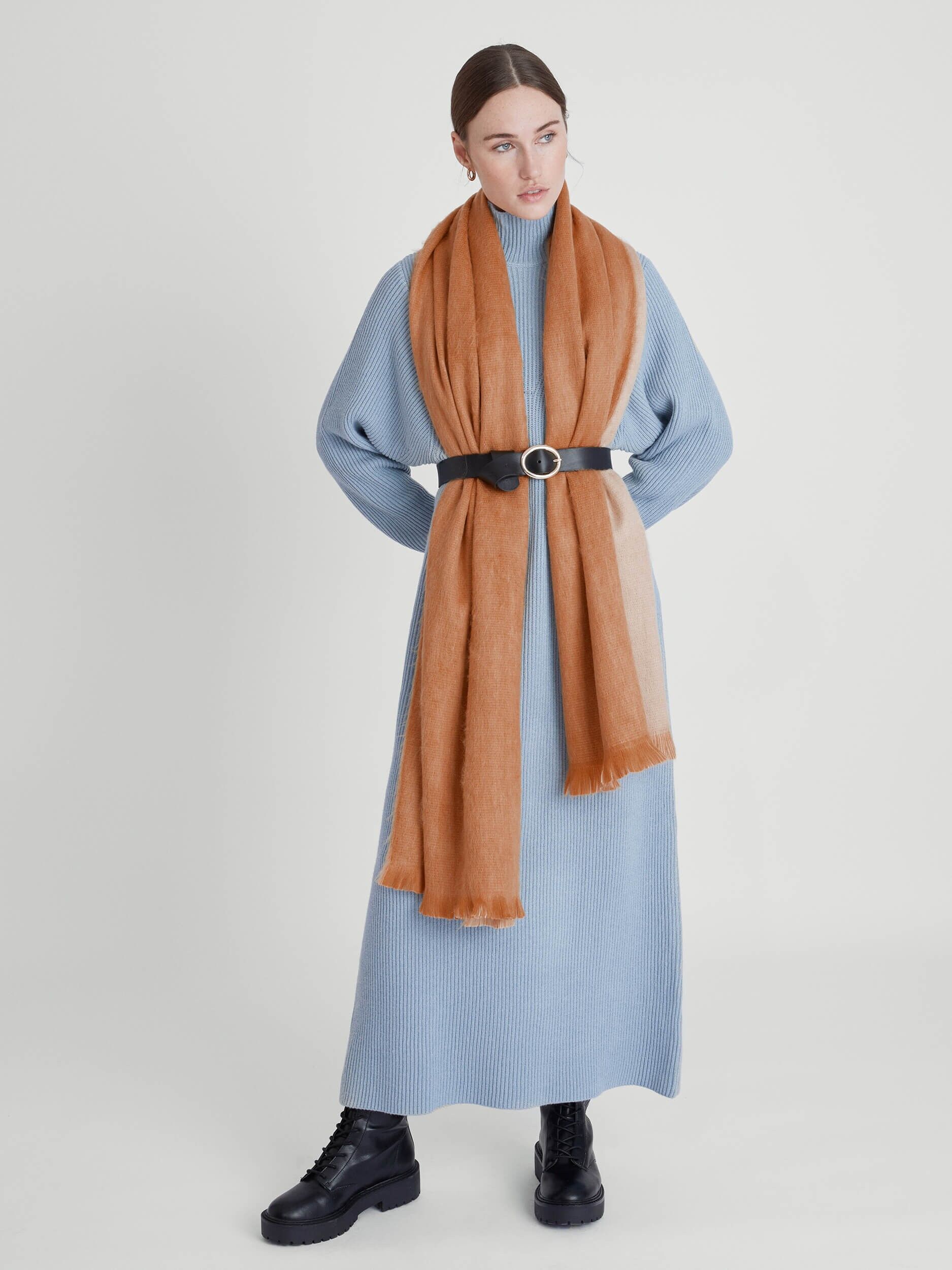 Sciarpa doppia Rusty / Naturale