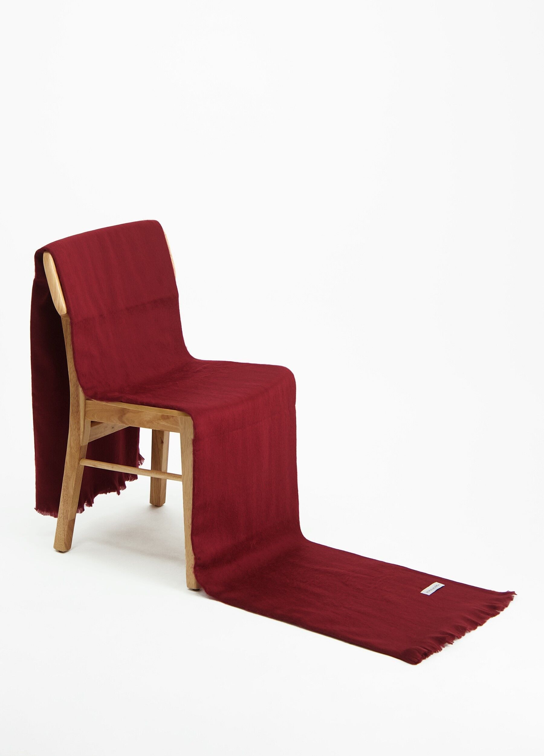 Plaid Bordeaux Rosso