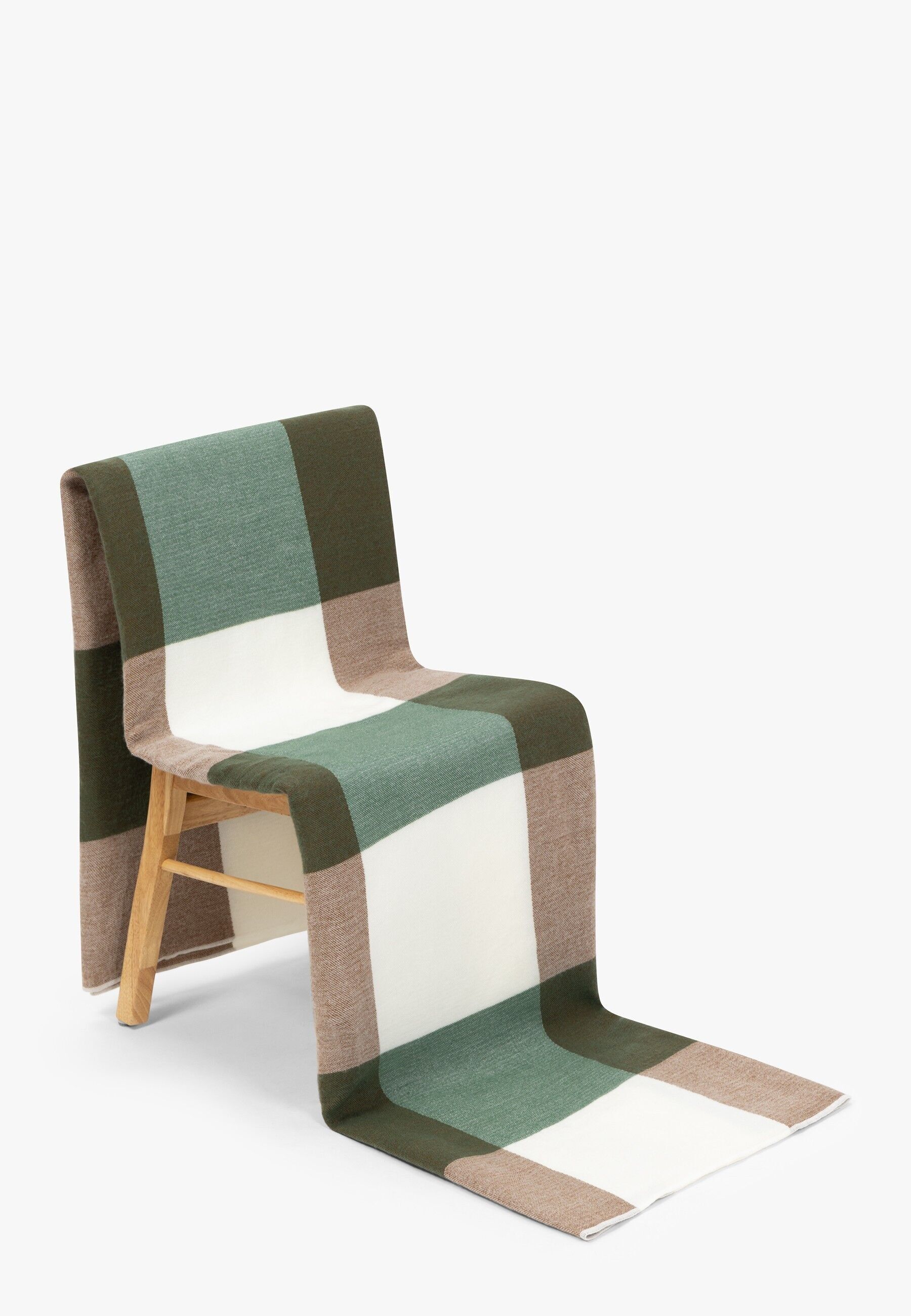 Plaid Native Blocked Naturals et vert émeraude