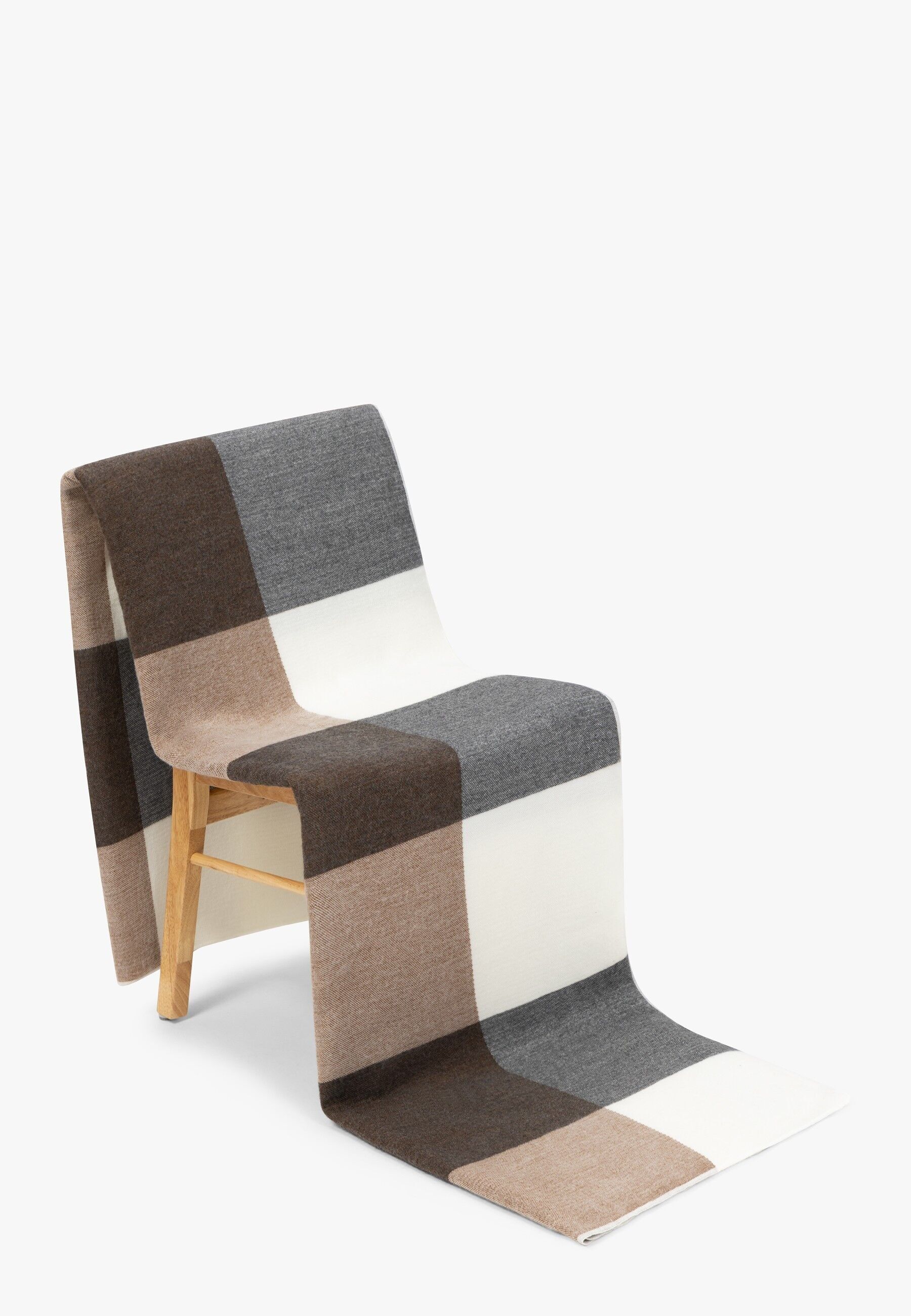 Plaid Native Blocked Naturels et Noir