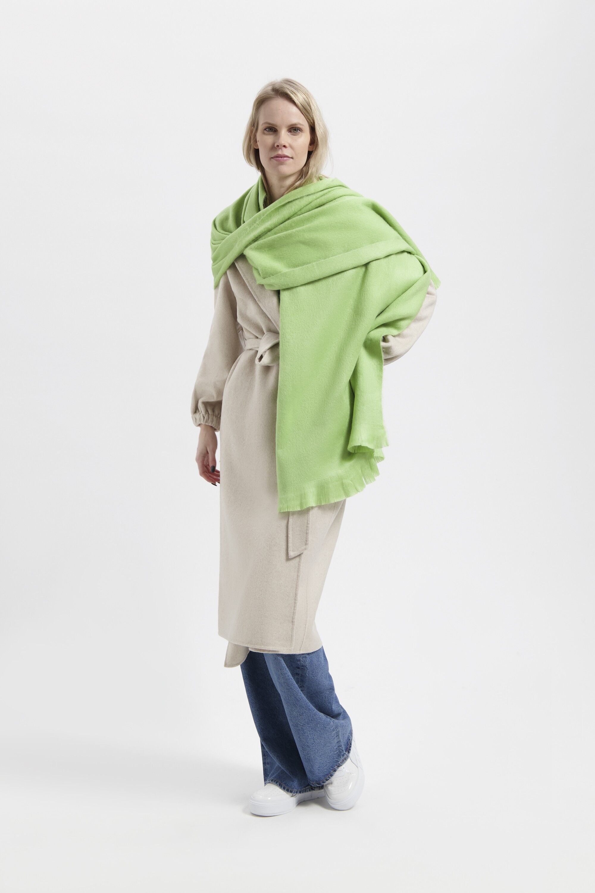 Bufanda Verde Caliza