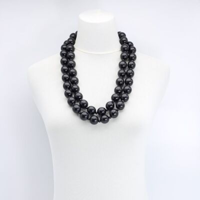 Round Beads Necklace - Black