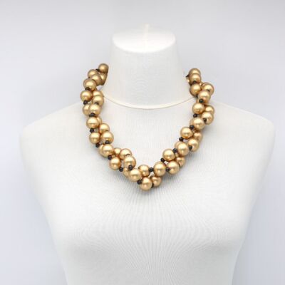 Collana di perle rotonde - Oro