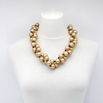 Collier Perles Rondes - Or 1