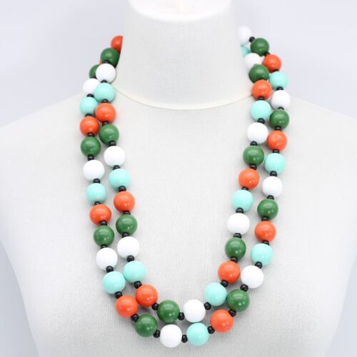Round Beads Necklace - Multi
