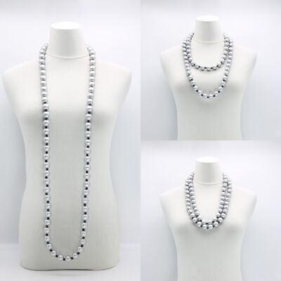 Collier Perles Rondes - Argent