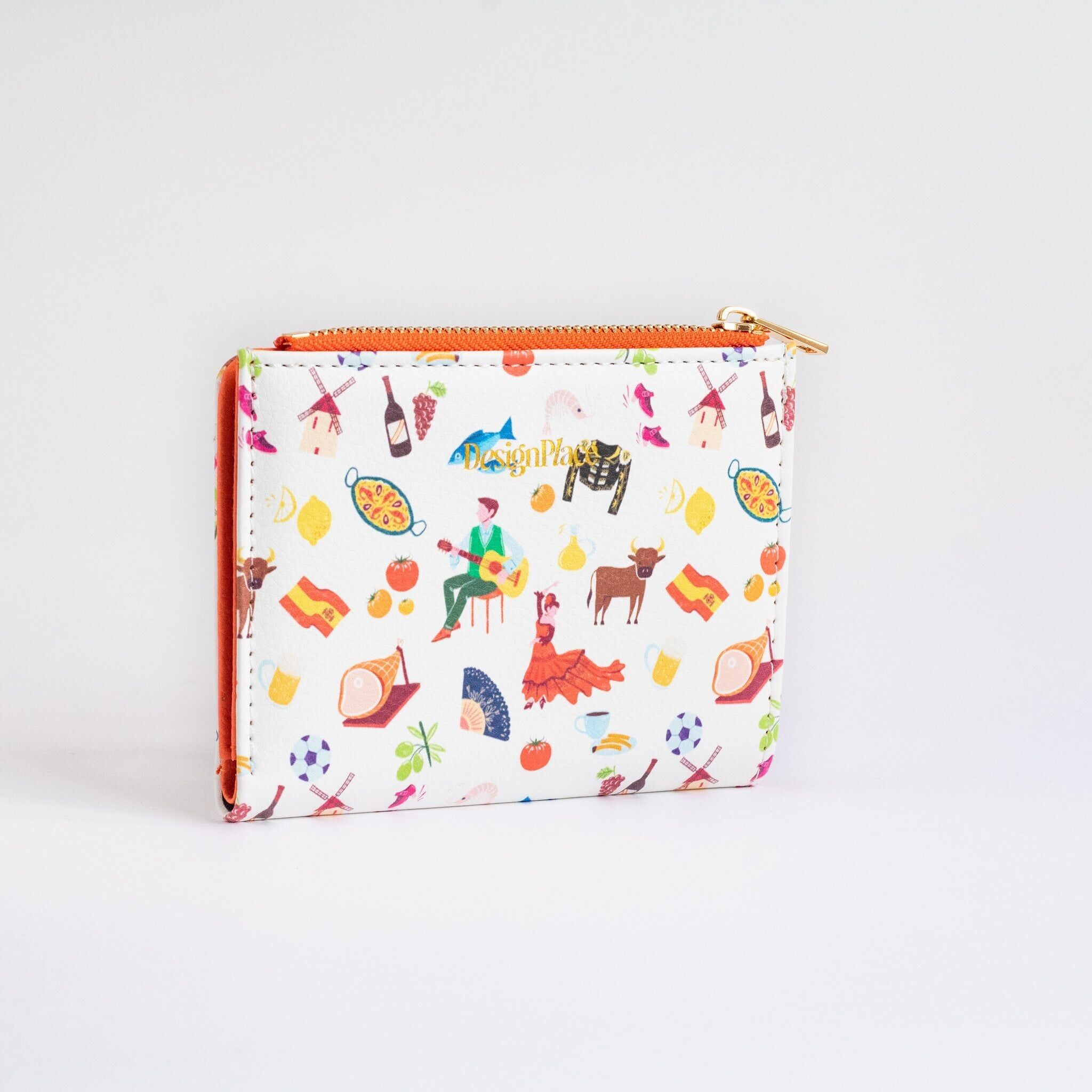 Portemonnaie mit spanischem Muster (PU)