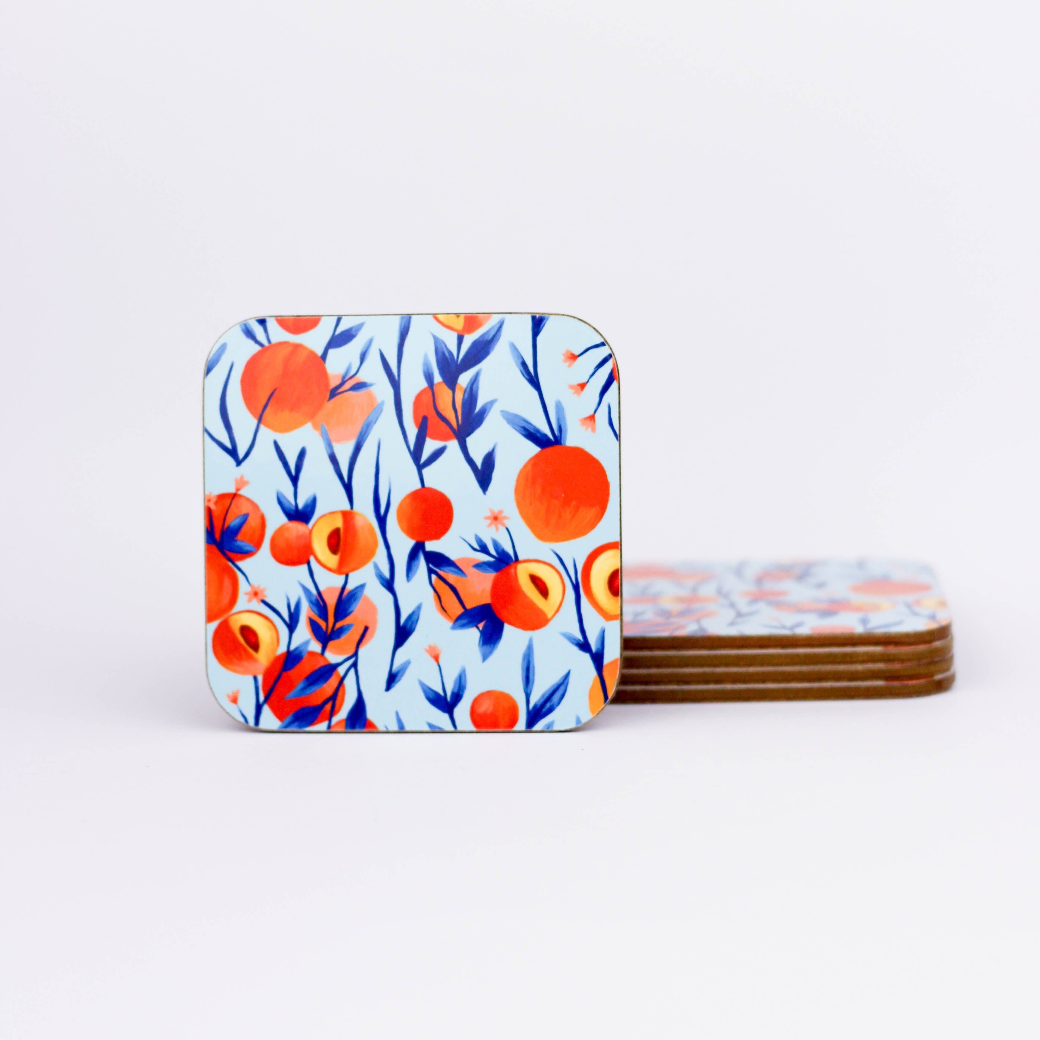 Pfirsiche Untersetzer