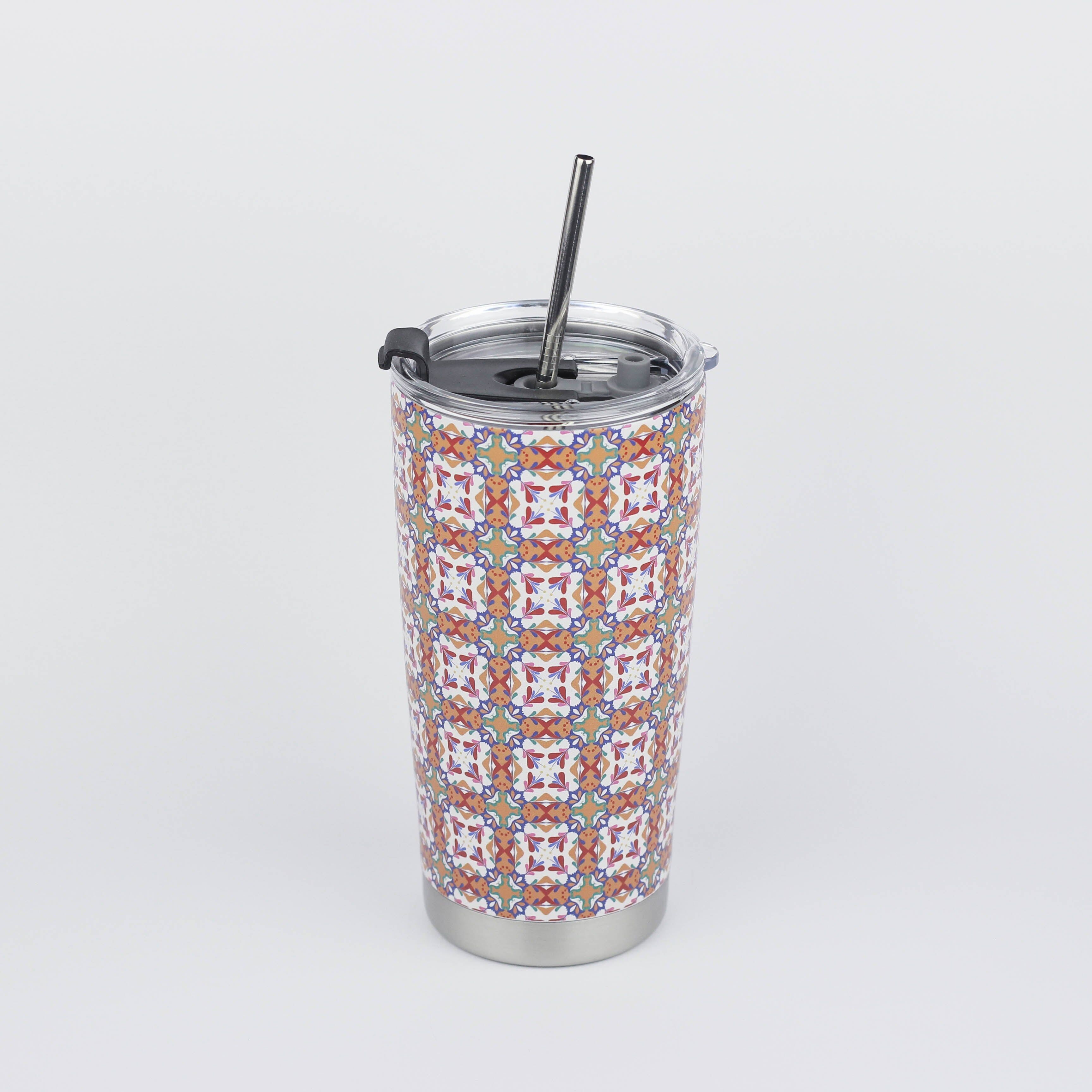 Hydraulikfliesen Modell 6 Edelstahlbecher