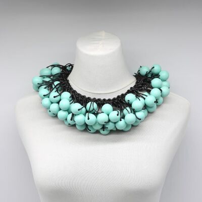 Collier Grappe de Perles de Baies - Turquoise