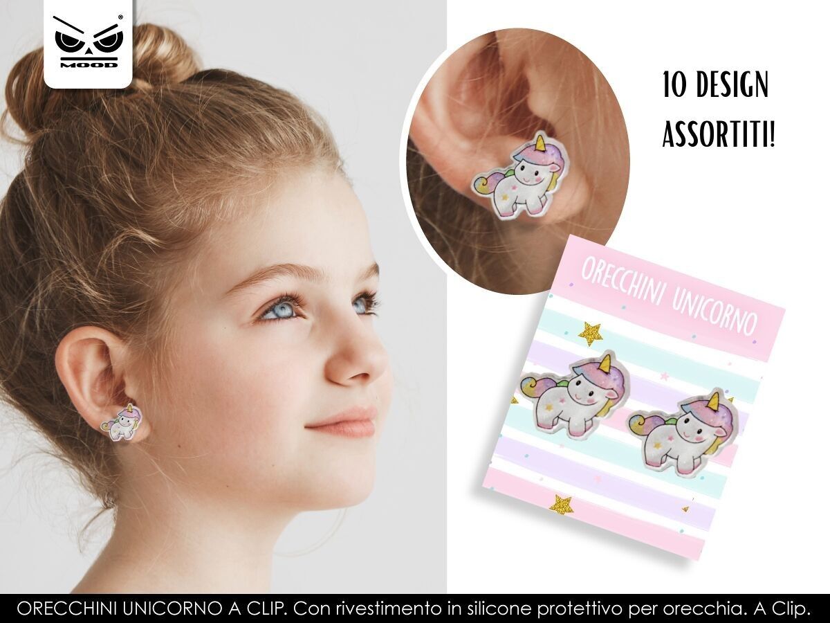 Accessoires Einhorn-Ohrclips