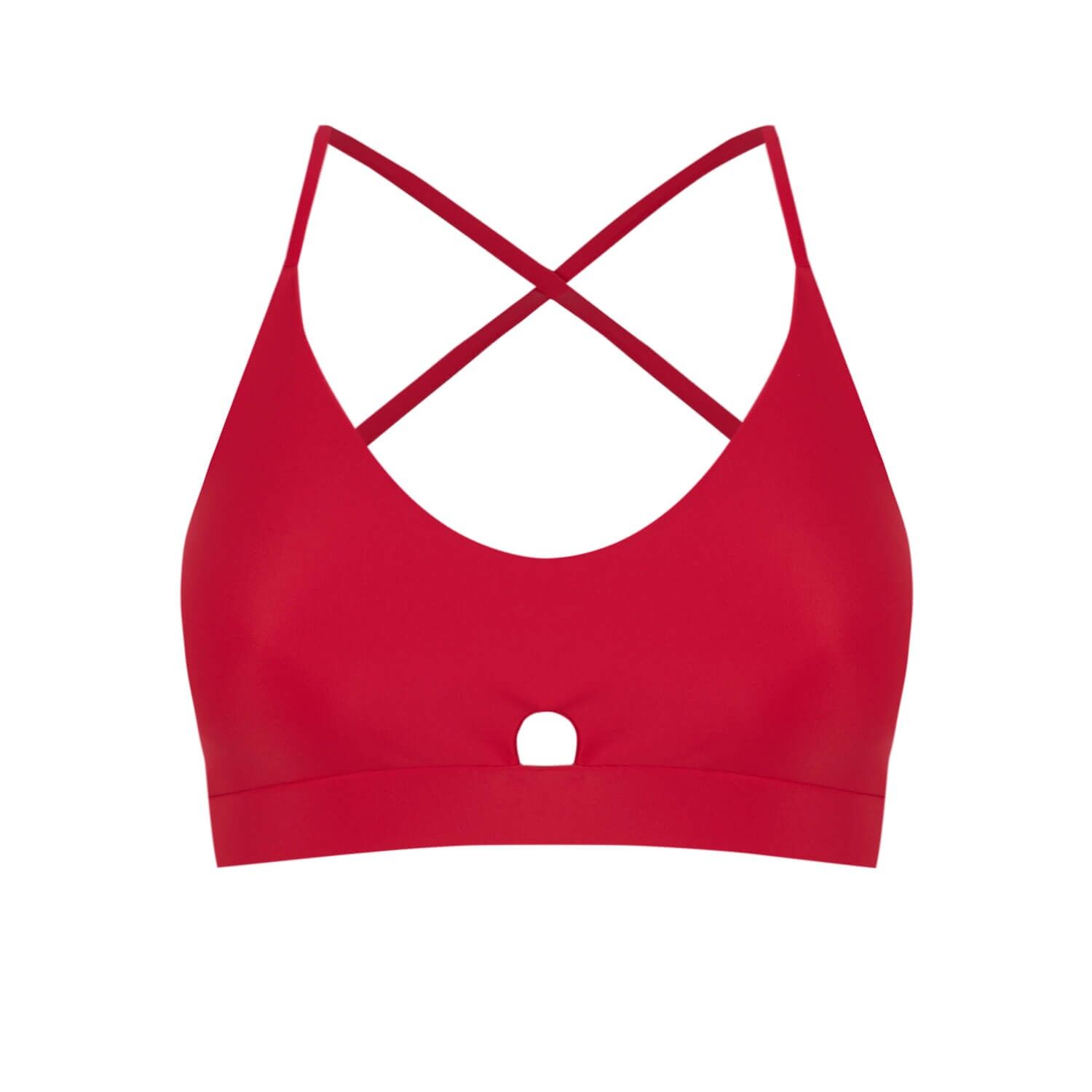 Korallenrosa Artemis-Sport-BH aus ECONYL®