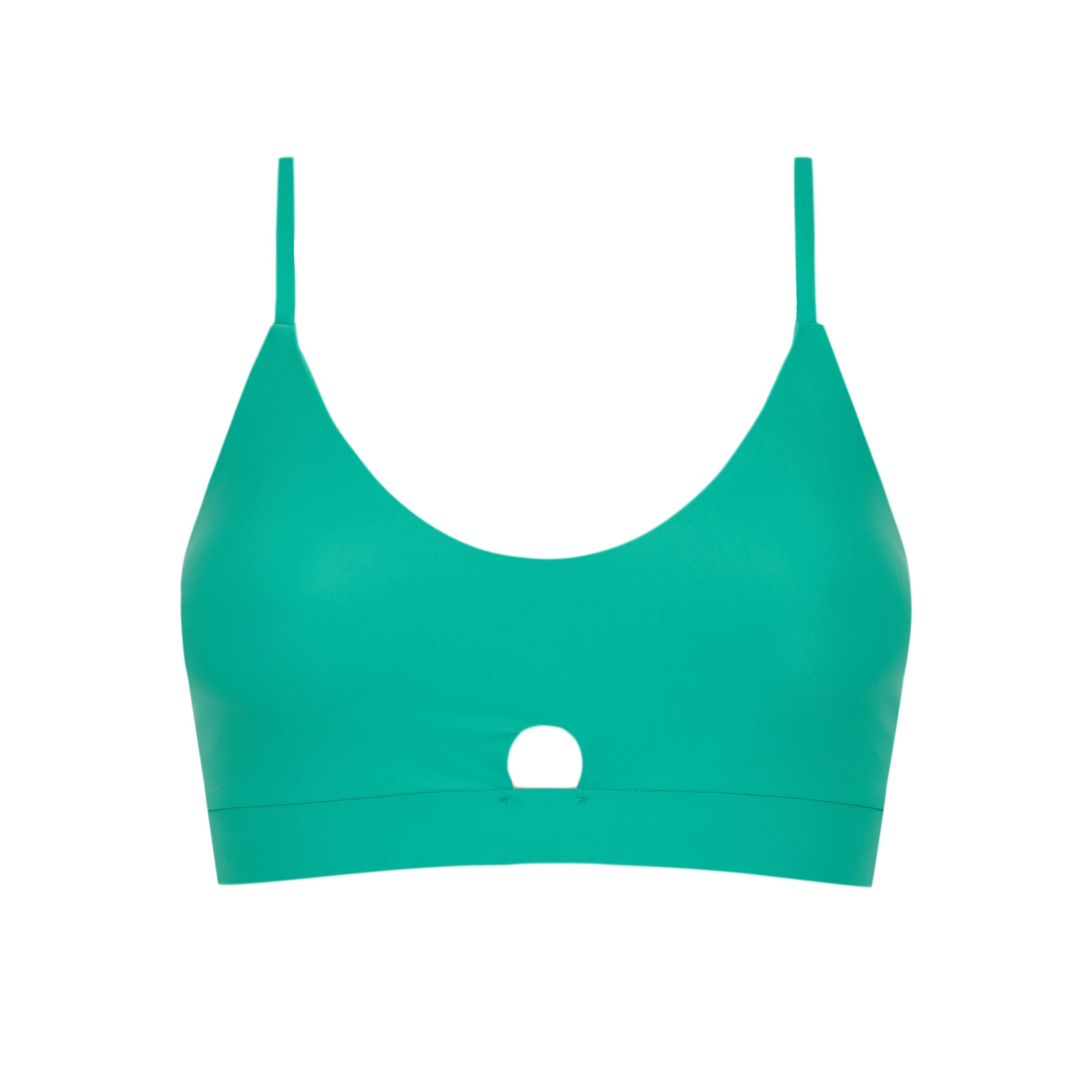 Smaragdgrüner Artemis-Sport-BH aus ECONYL®