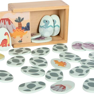 Promemoria “Dino” FSC 100% | Gioco di piastrellatura | Giocattoli di legno