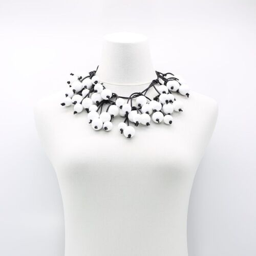 Berry Tree Necklace - Long - White