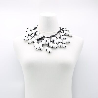 Berry Tree Necklace - Long - White