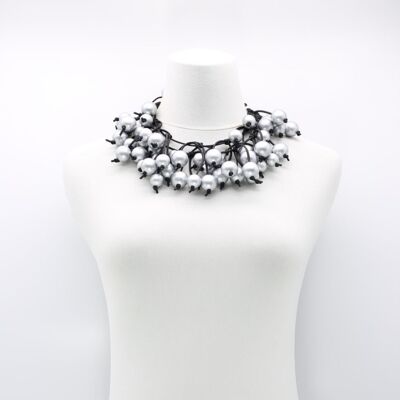 Collier Baies - Long - Argent