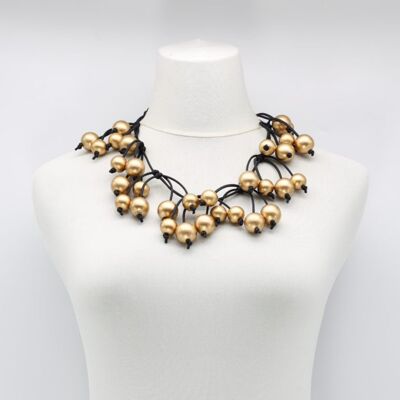 Berry Tree Necklace - Short - Gold