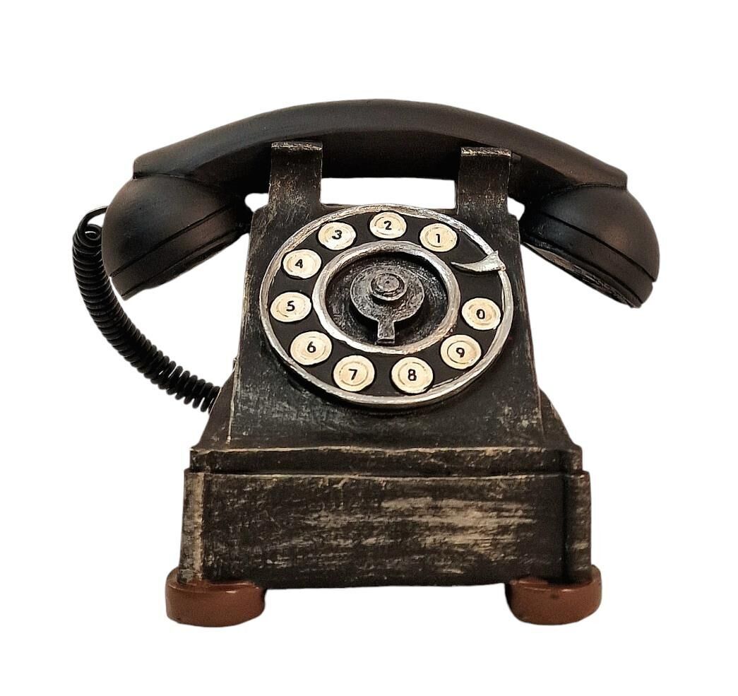 Salvadanaio retrò telefono 18cm