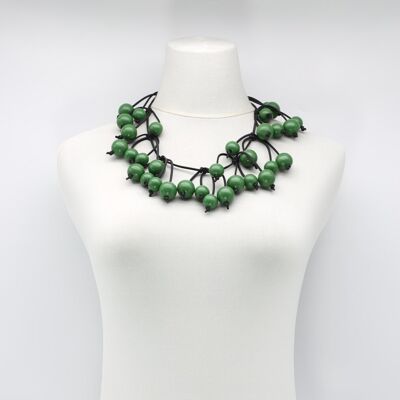 Beerenbaum-Halskette - Kurz - Frühlingsgrün