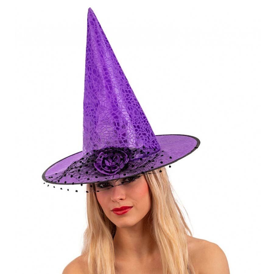SOMBRERO DE BRUJA ROSA
