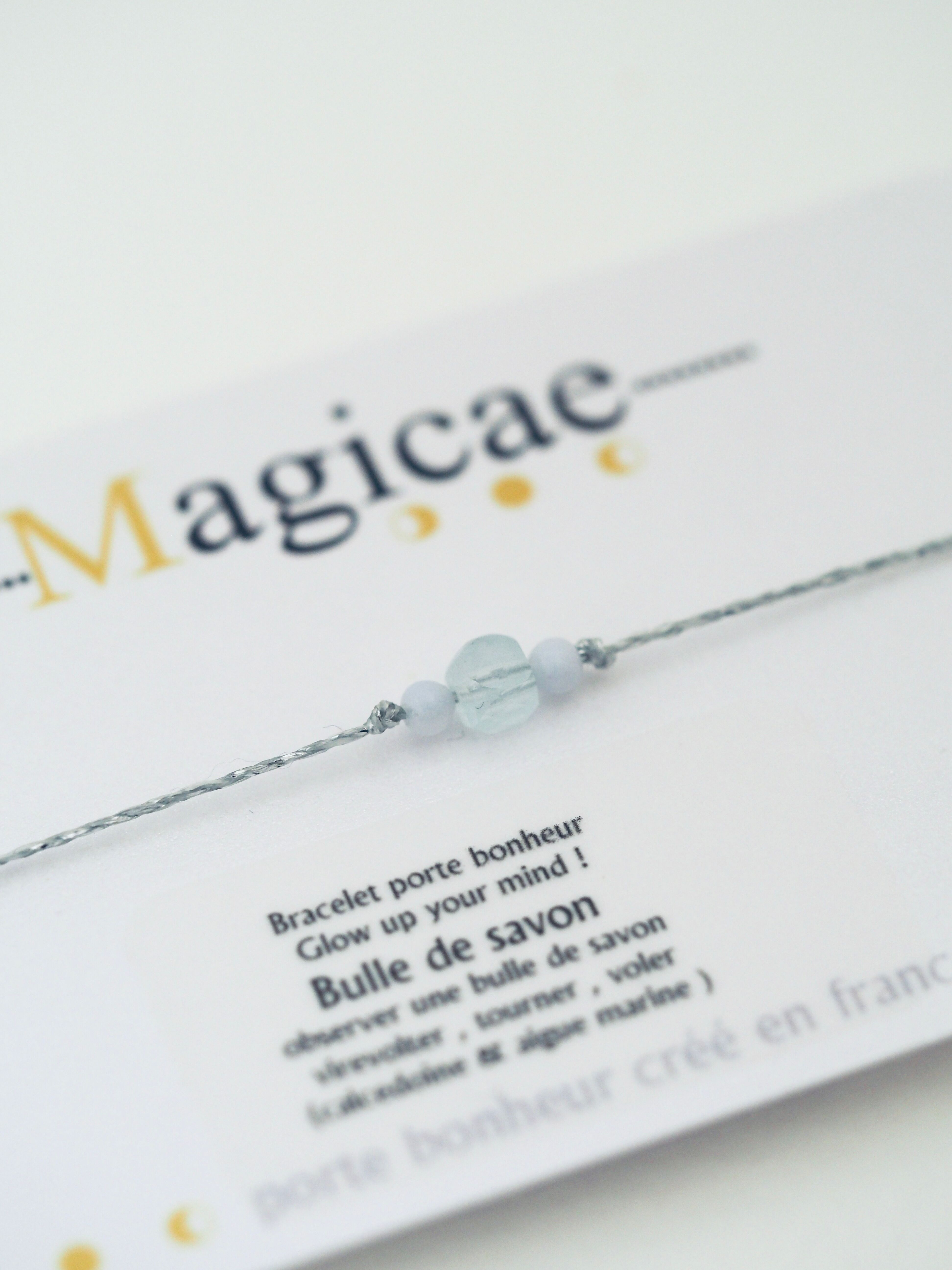 Bracciale portafortuna Glow up Your Mind BULLE DE SAVON