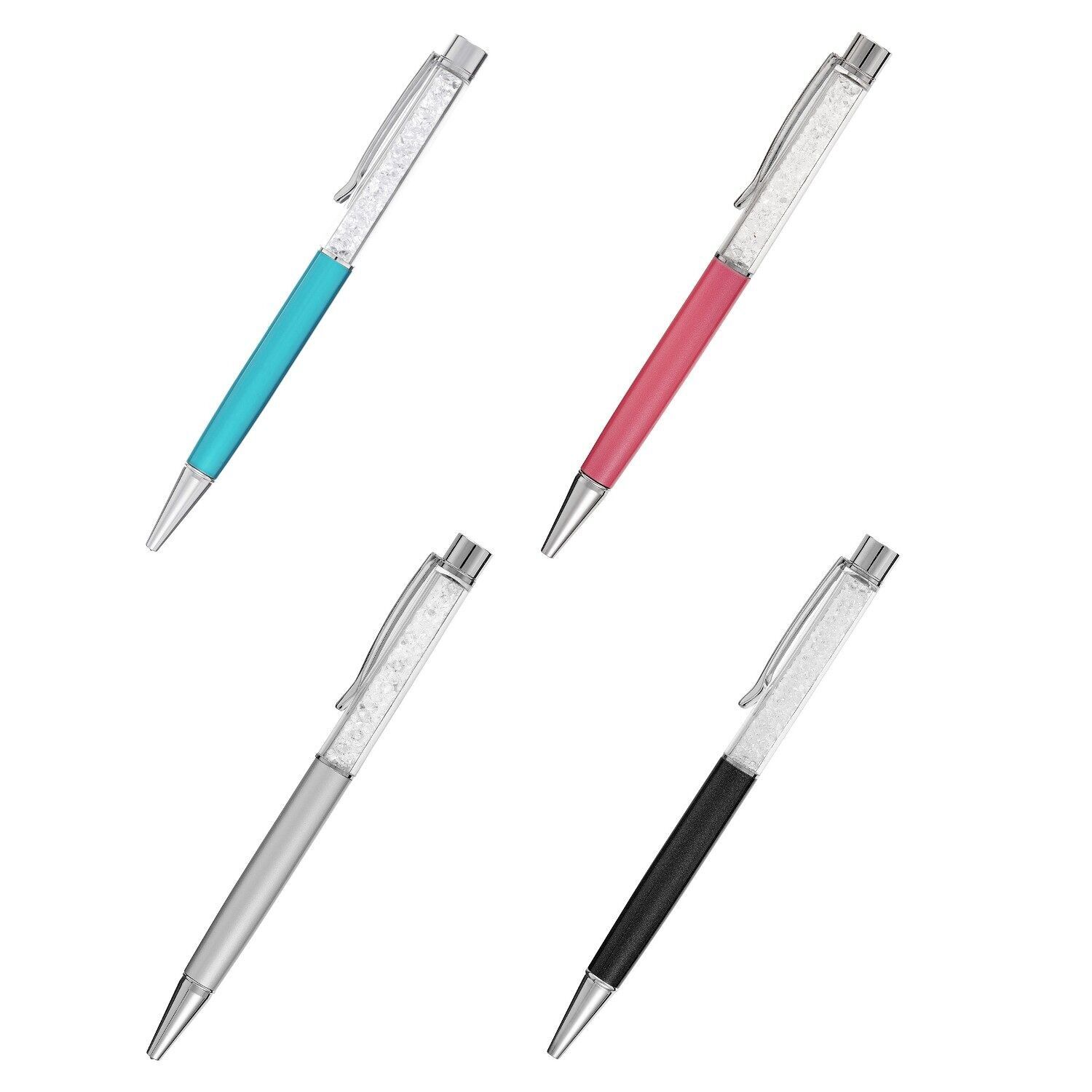 Set di 4 penne in cristallo di Boemia - Multi