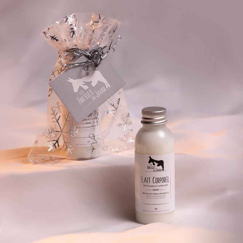 BUSTA LATTE CORPO 50ml - 40% latte d'asina fresco BIOLOGICO