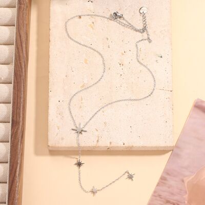 Collar Y estrella de plata
