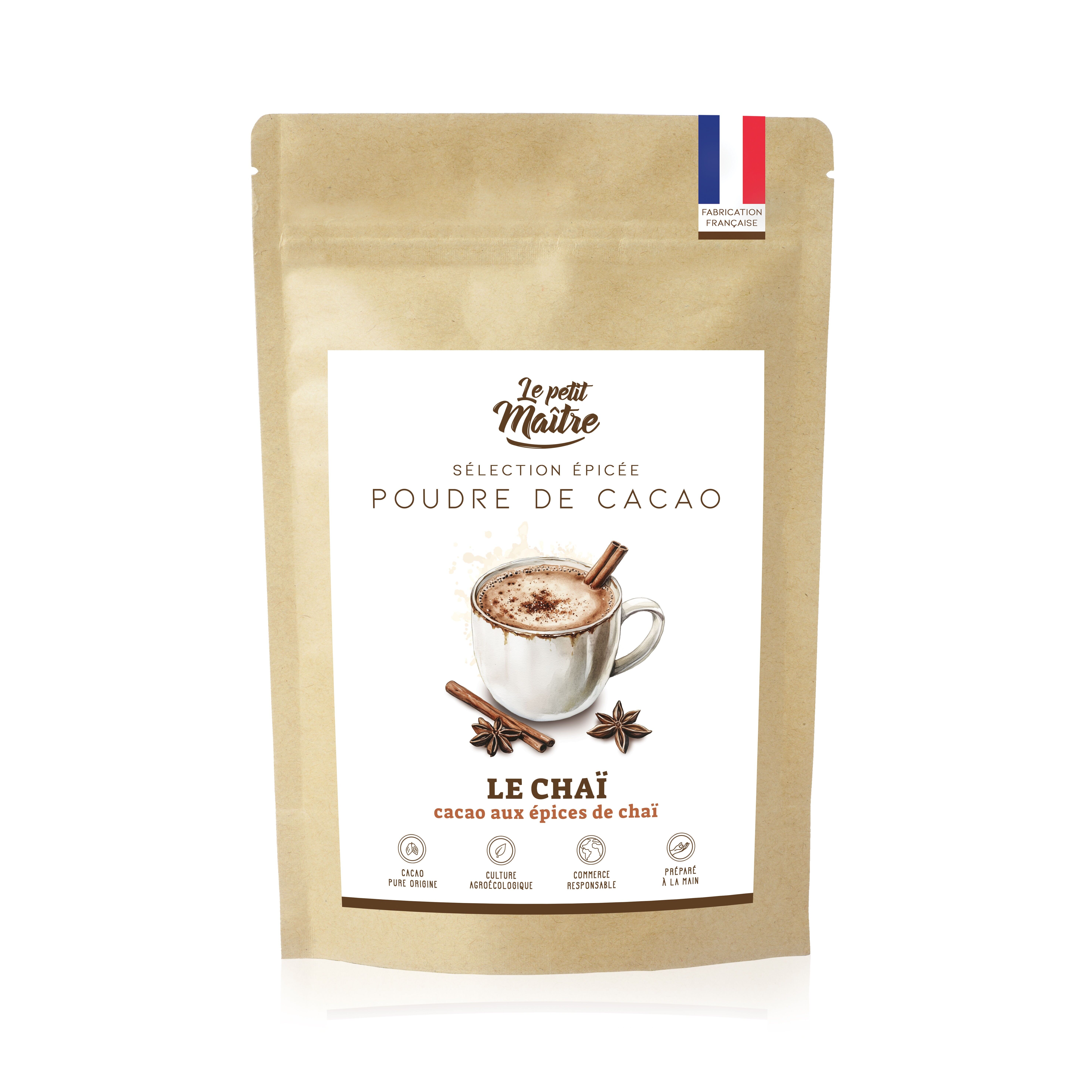 Cocoa powder with chai spices