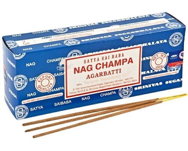 Nag Champa Räucherstäbchen 250g Satya