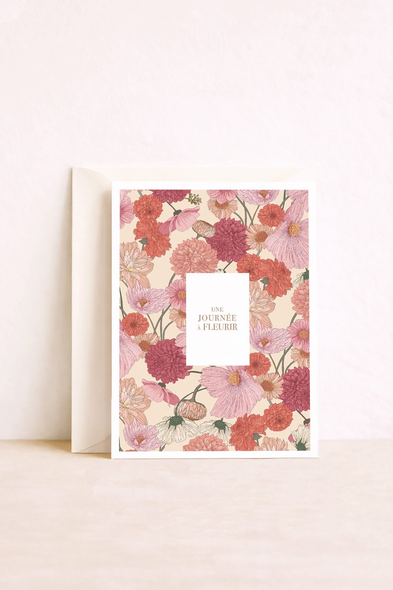 Illustrated postcard – Made in Brittany – Standard format – A day in bloom