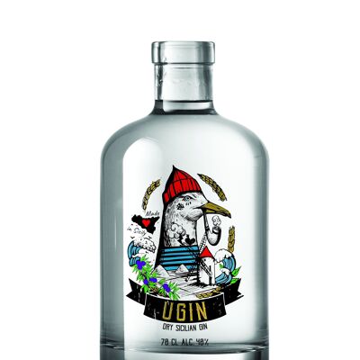 UGIN - Sicilian Gin with infusion of organic orange peel and jasmine flowers - 0 lt. 70