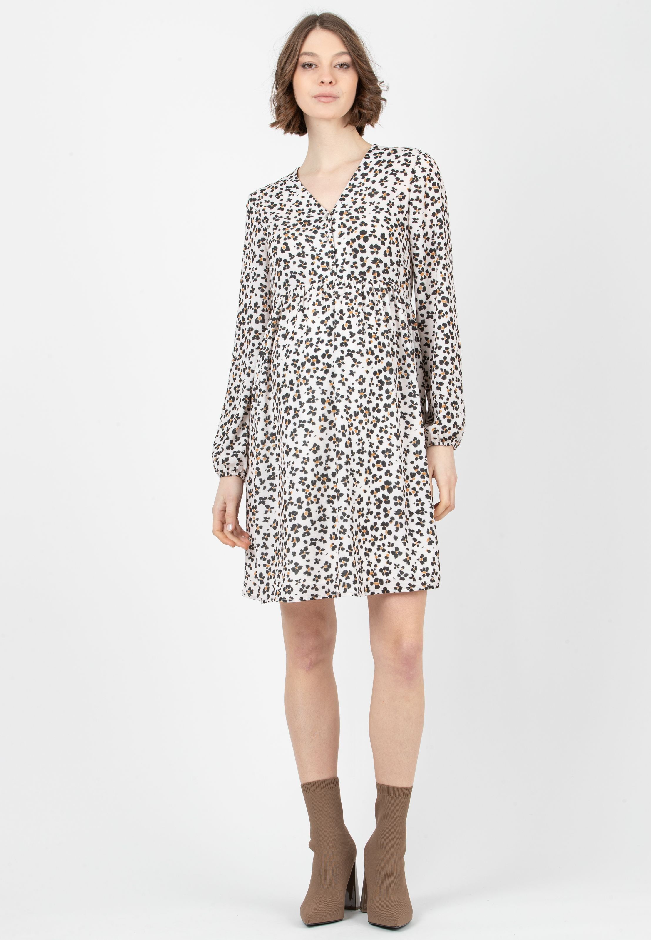 CHLOE M/L - Vestido premamá y lactancia con botones delanteros