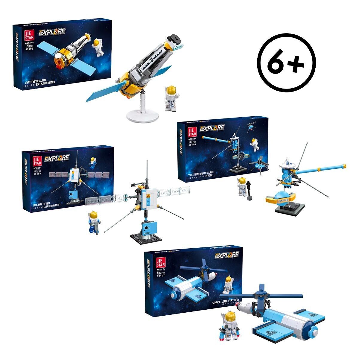 Space Constructions Mis.M 133 Pcs Approx.