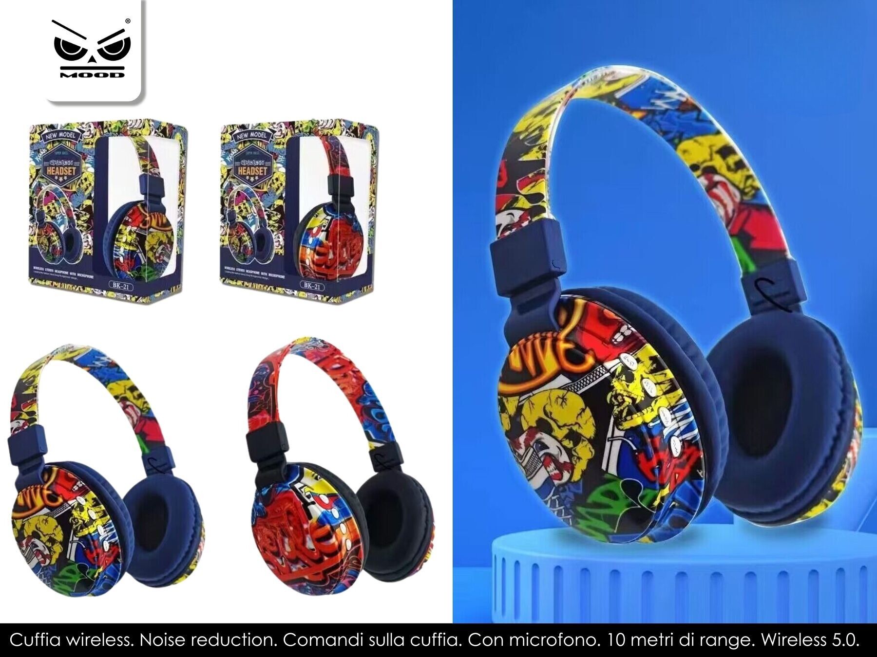 Drahtlose Graffiti-Kopfhörer