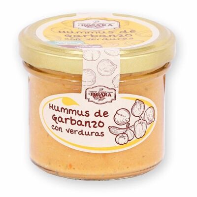 CHICKPEA HUMMUS WITH VEGETABLES JAR 125 ml.