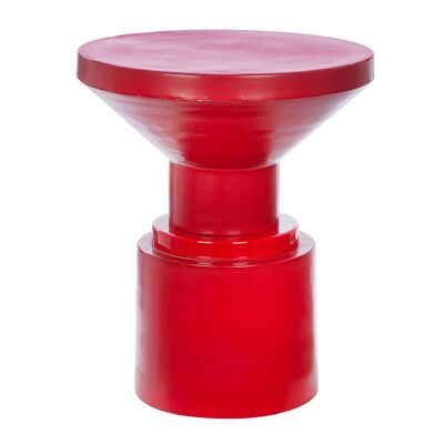 Mesa auxiliar Rouge, rojo H.48cm