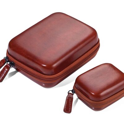 Juego de estuches organizadores | estuche rígido estable | 1x grande y 1x pequeño | para la vida cotidiana, viajes, etc. | ENPACK