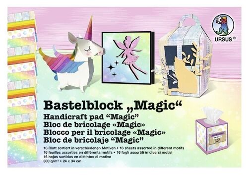 Bastelblock "Magic", 24 x 34 cm