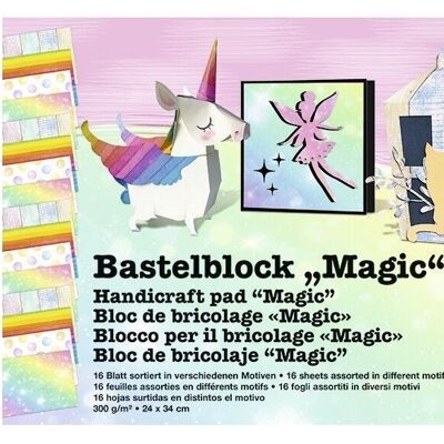 Bastelblock "Magic", 24 x 34 cm