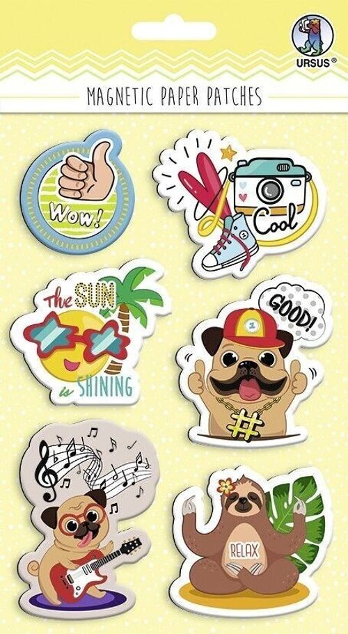 Magnetic Paper Patches "Funky"