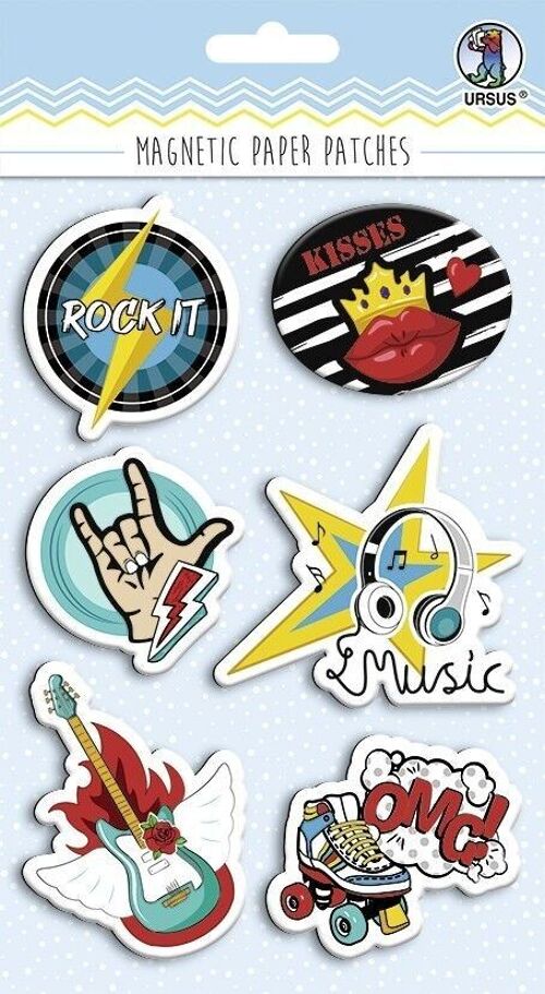 Magnetic Paper Patches "Rockstar"