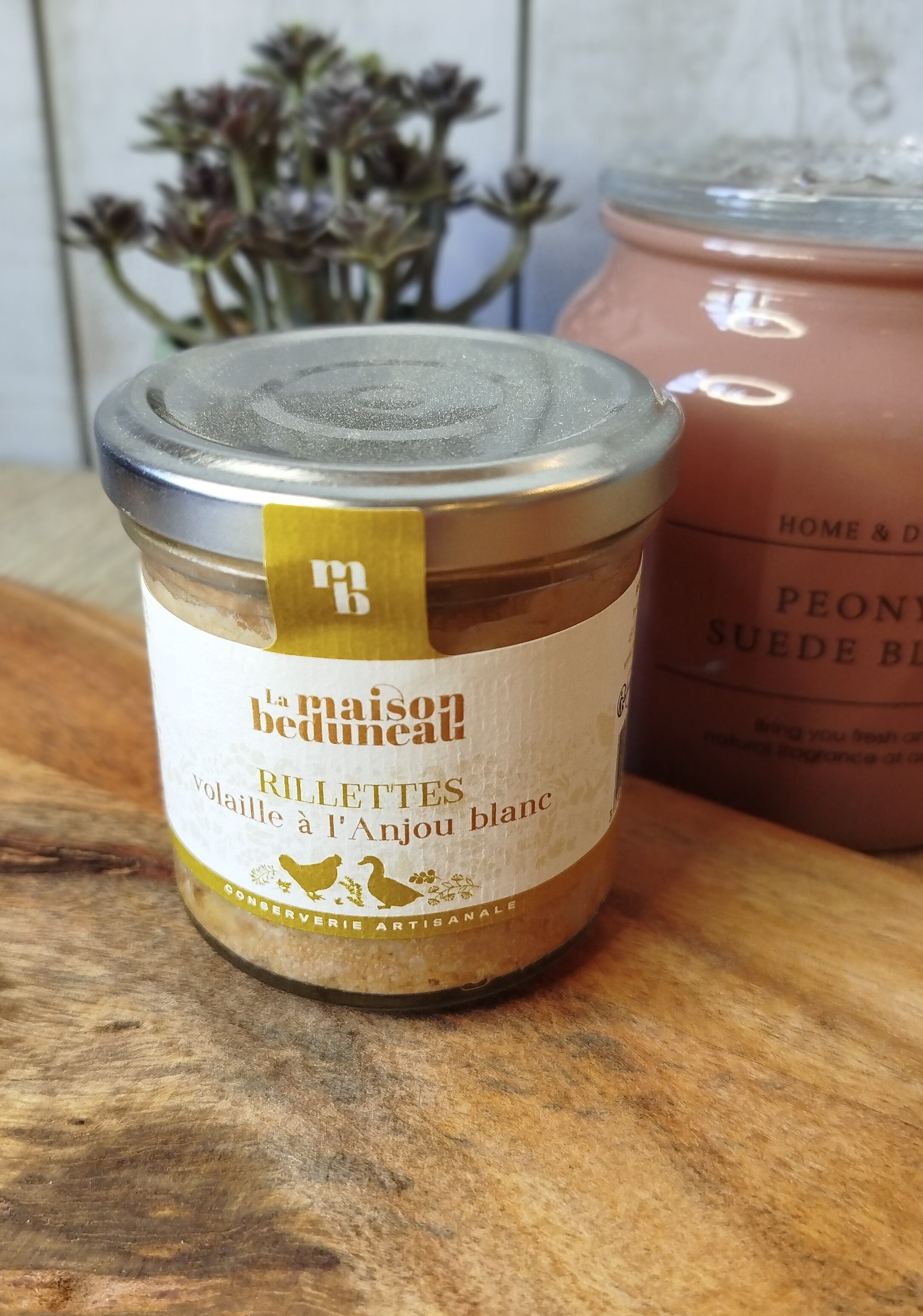 Rillettes di pollo spalmabili al formaggio bianco d'Anjou (120 g)