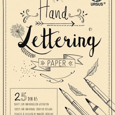 Papier à lettres, bloc DIN A5, crème